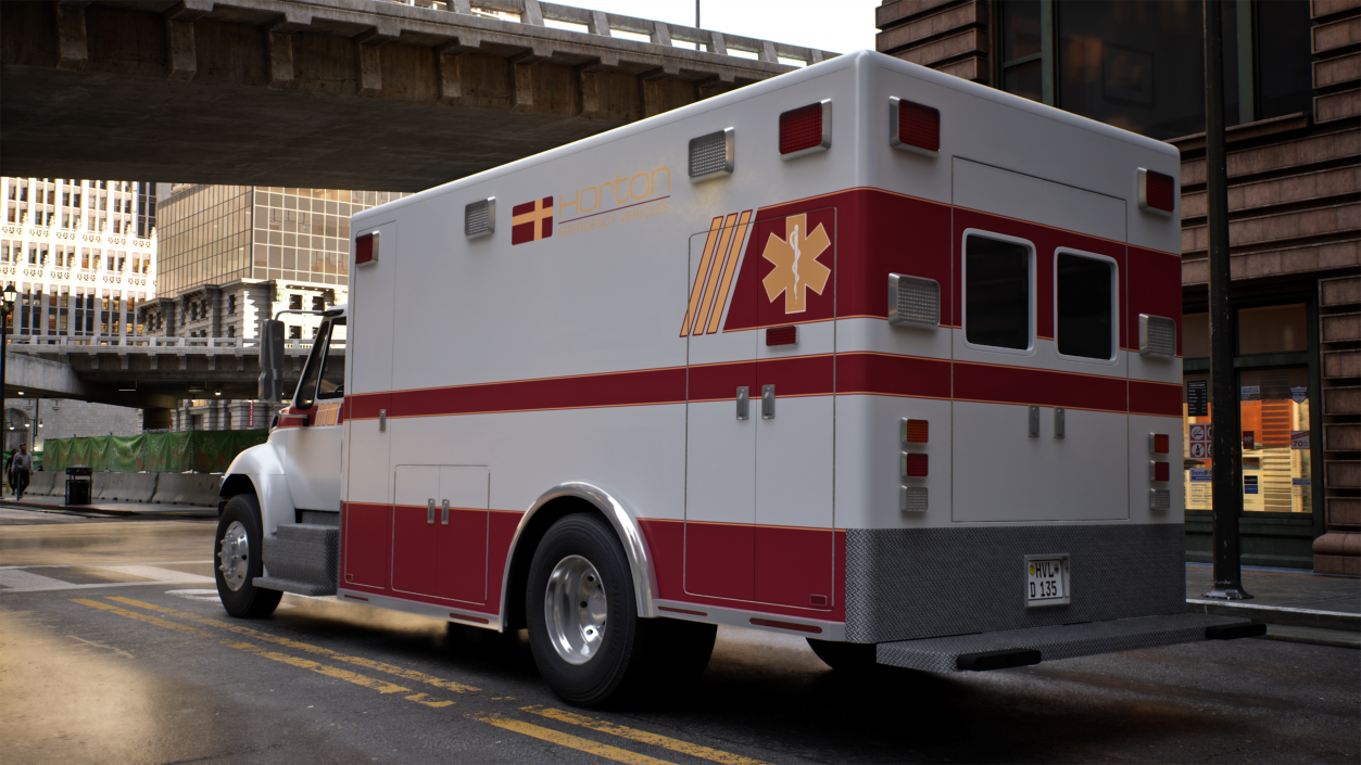 3D model International Durastar Medical Services Unit Rigged for Maya