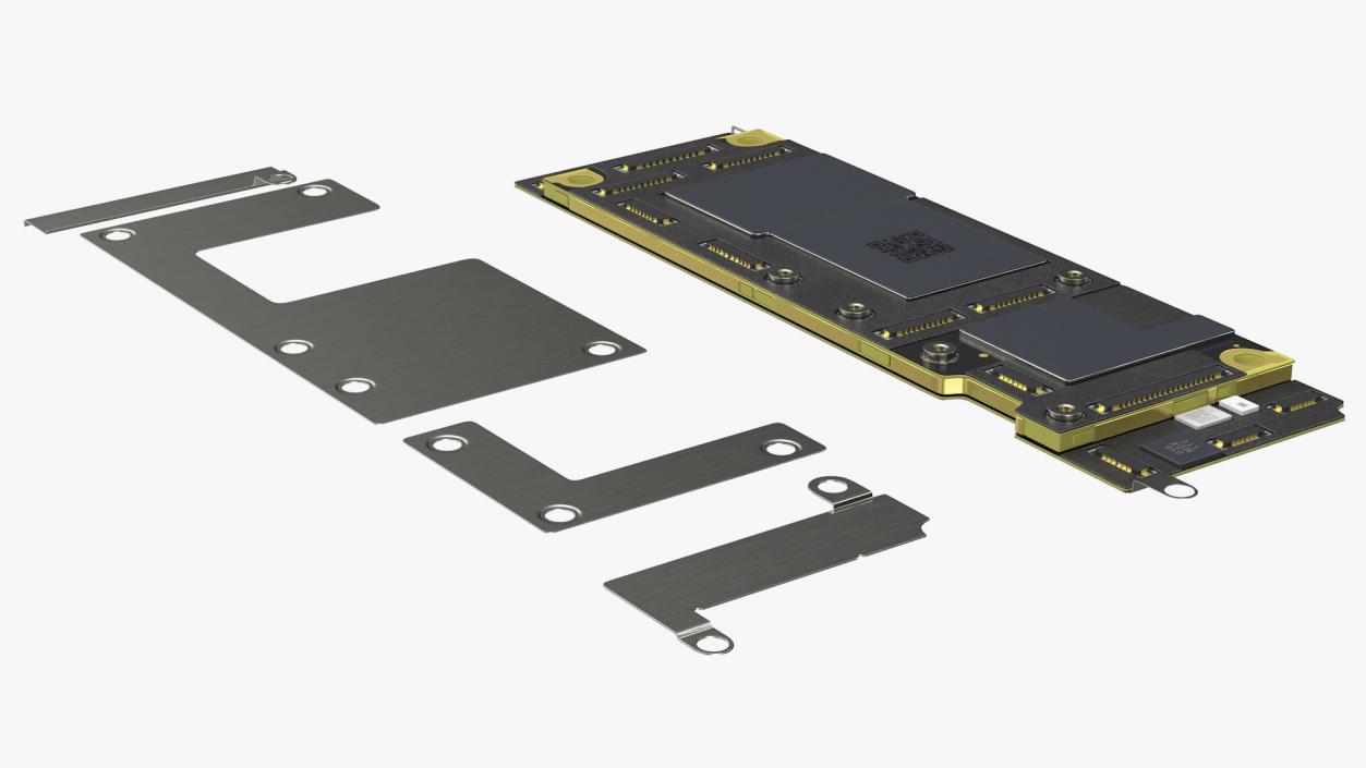 3D iPhone 11 Motherboard