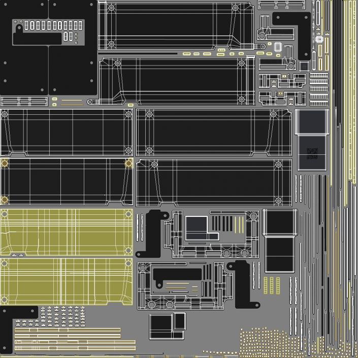 3D iPhone 11 Motherboard