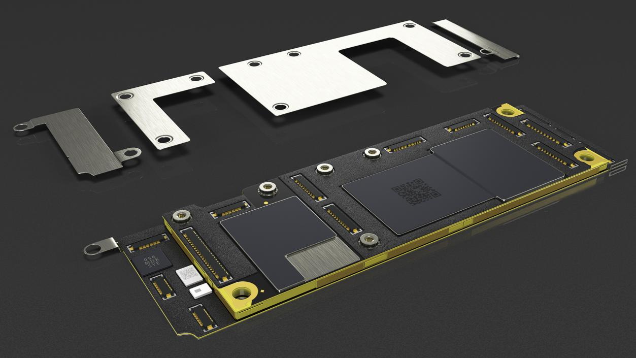 3D iPhone 11 Motherboard