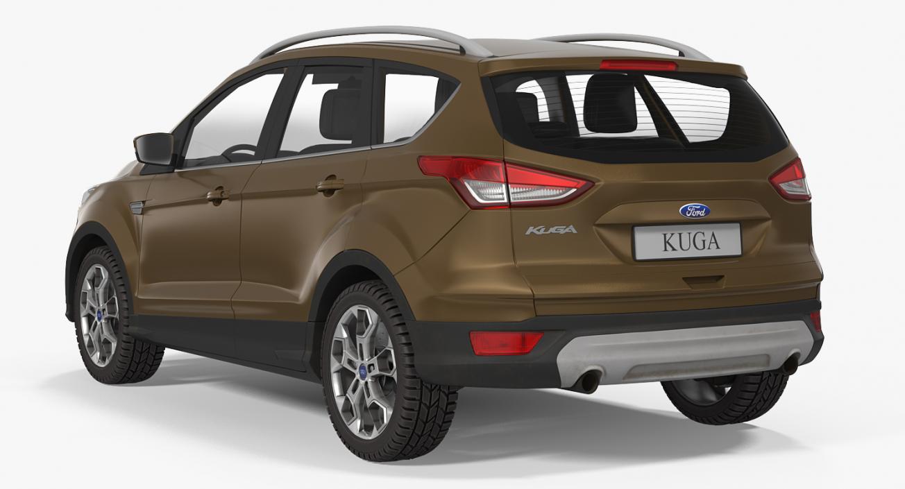 Ford Kuga FWD 2016 Simple Interior 3D model