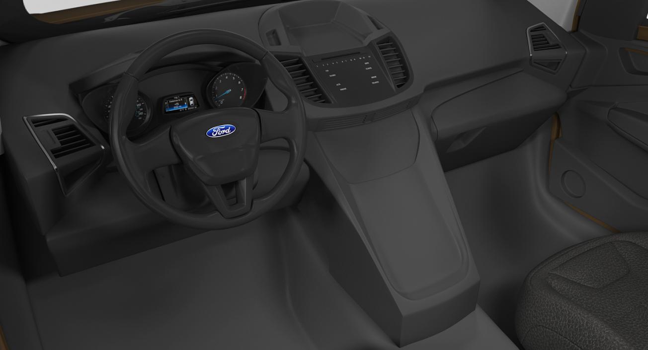 Ford Kuga FWD 2016 Simple Interior 3D model