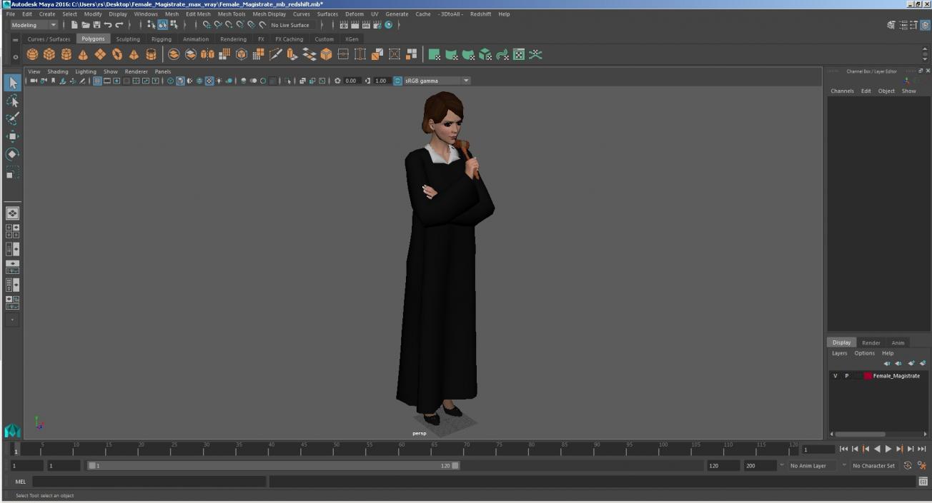 Female Magistrate 3D