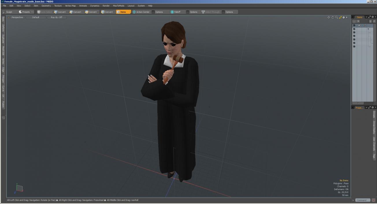 Female Magistrate 3D