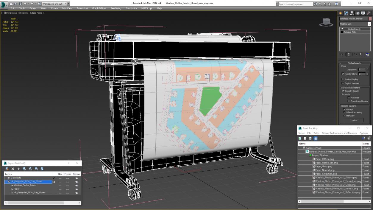 3D Wireless Plotter Printer Closed