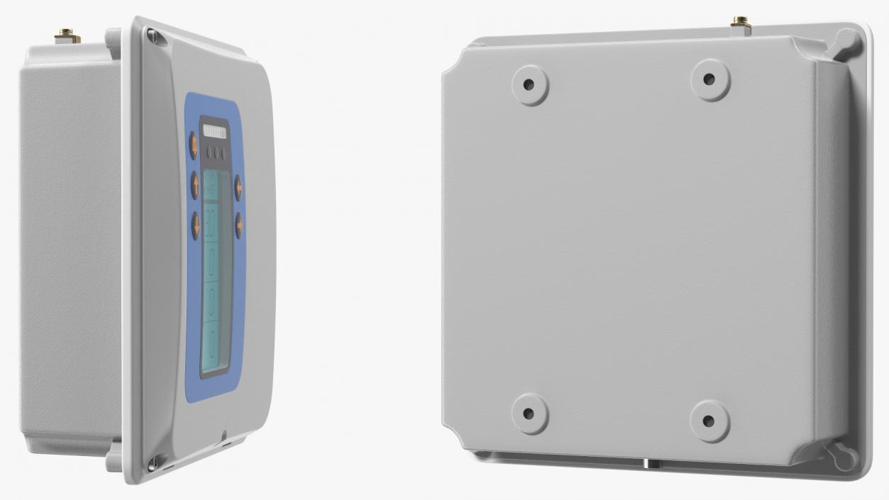 3D model Compact Gas Detection Control Panel