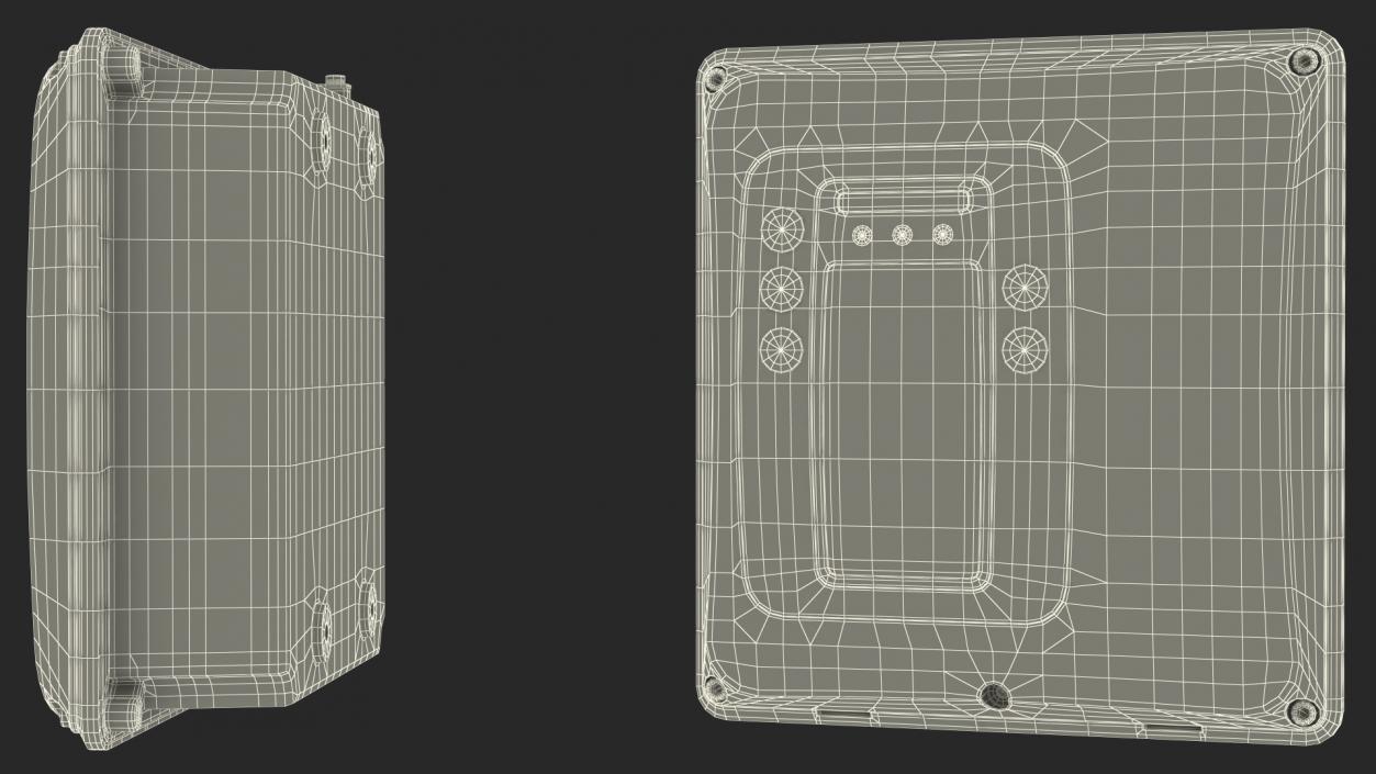 3D model Compact Gas Detection Control Panel