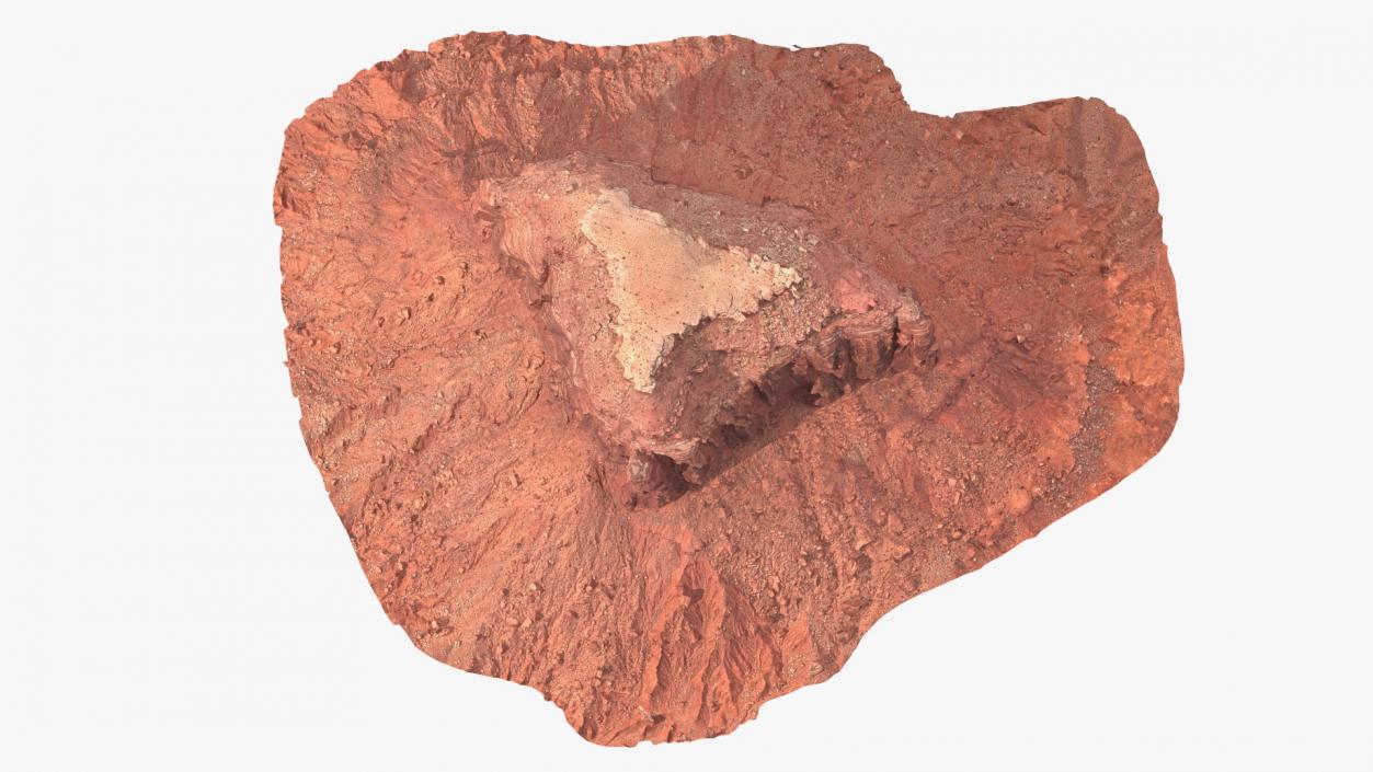 Monument Valley Merrick Butte Rock Formation 3D model