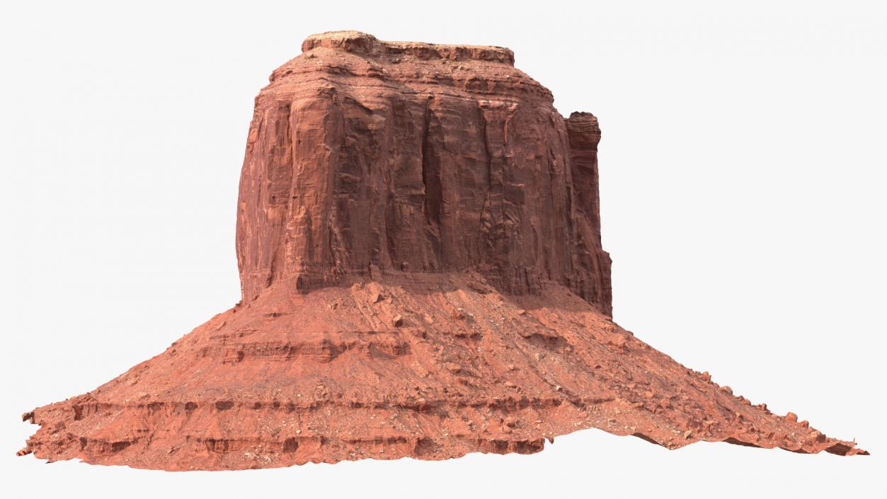 Monument Valley Merrick Butte Rock Formation 3D model