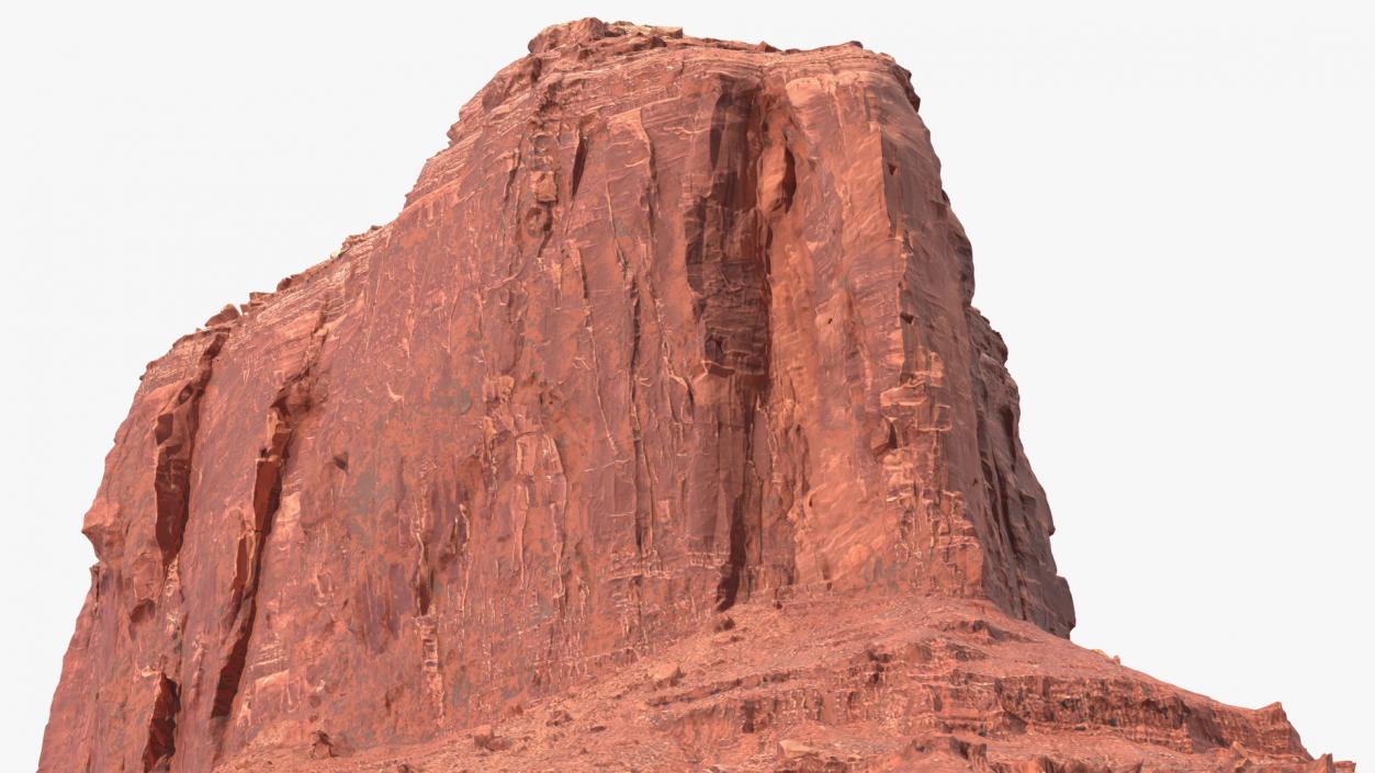 Monument Valley Merrick Butte Rock Formation 3D model