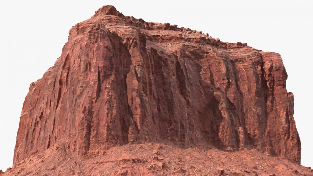 Monument Valley Merrick Butte Rock Formation 3D model