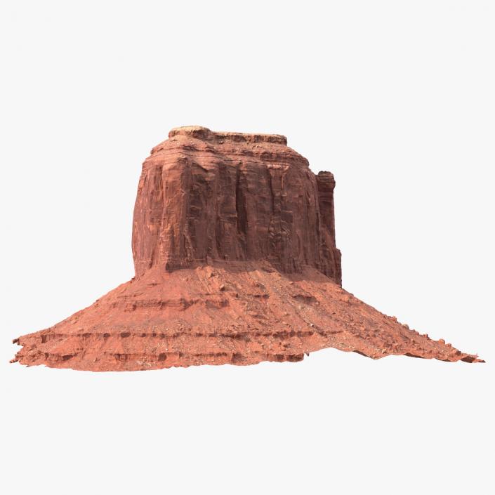 Monument Valley Merrick Butte Rock Formation 3D model