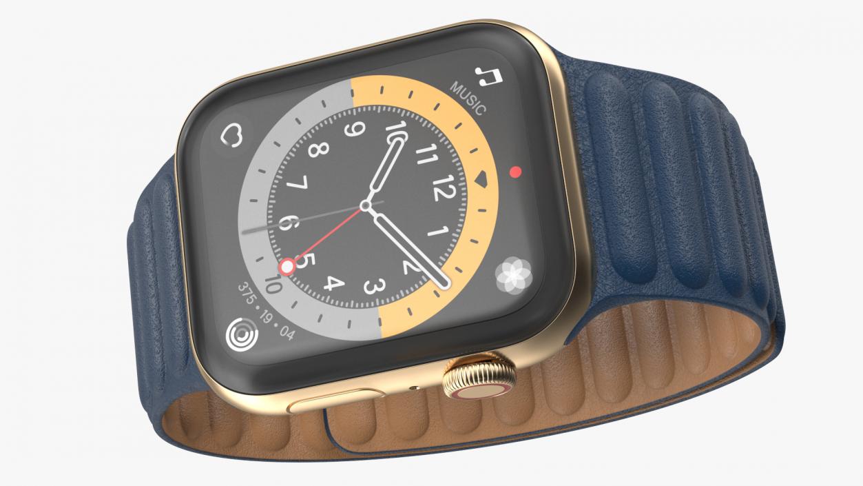 Apple Watch Series 6 Golden 3D