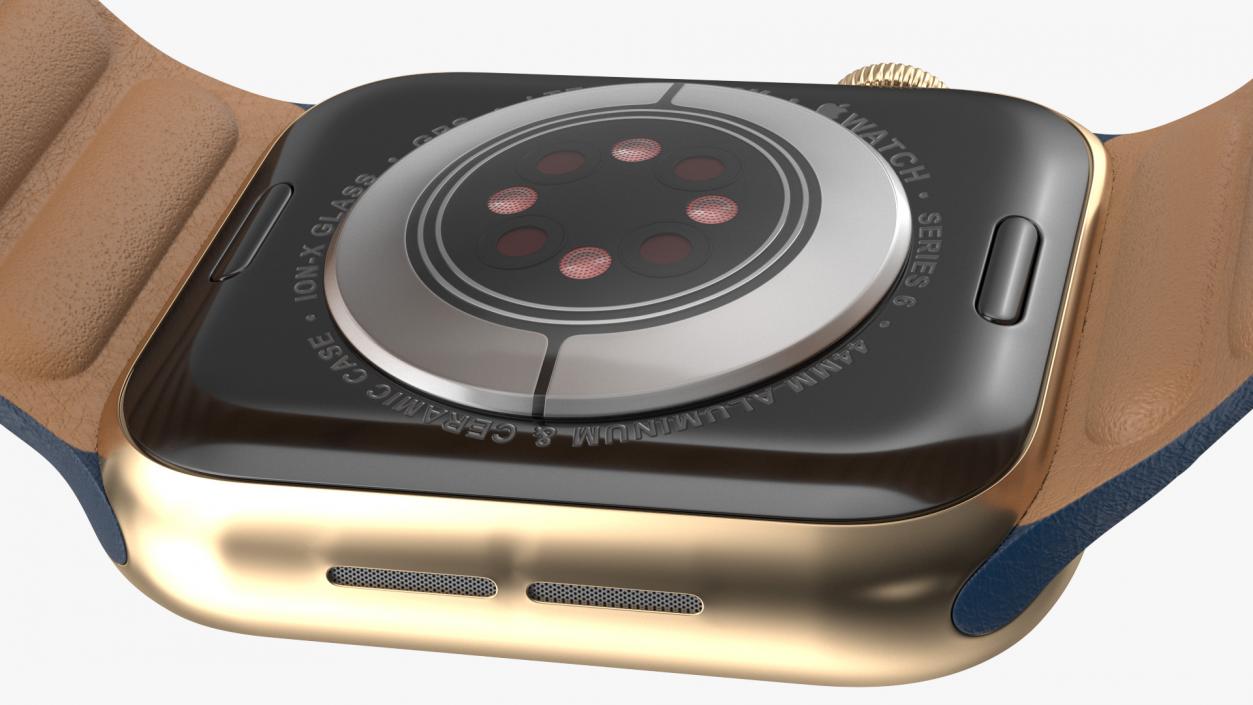 Apple Watch Series 6 Golden 3D