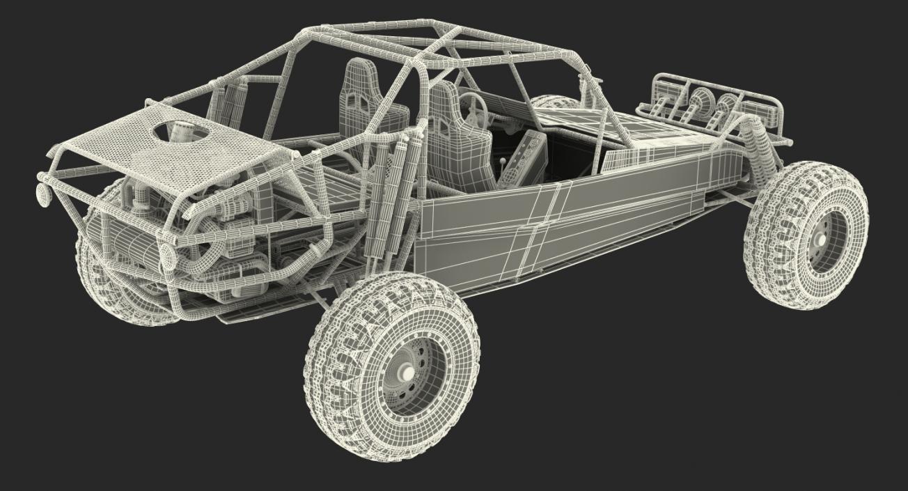 Dune Buggy Rigged 3D