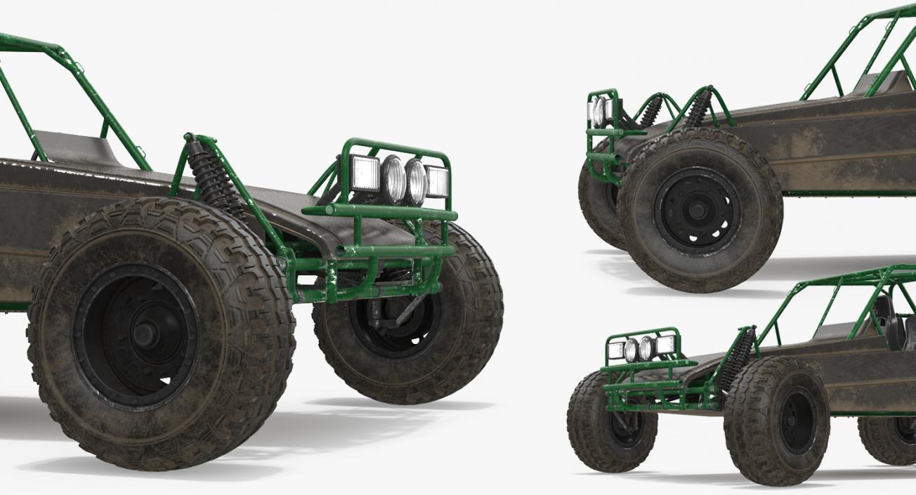 Dune Buggy Rigged 3D