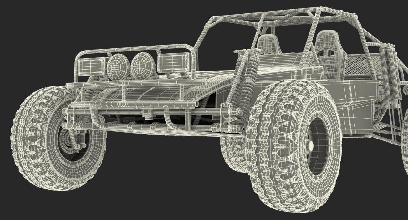 Dune Buggy Rigged 3D