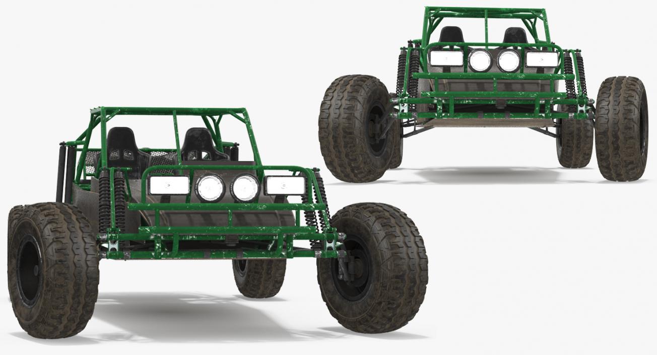 Dune Buggy Rigged 3D