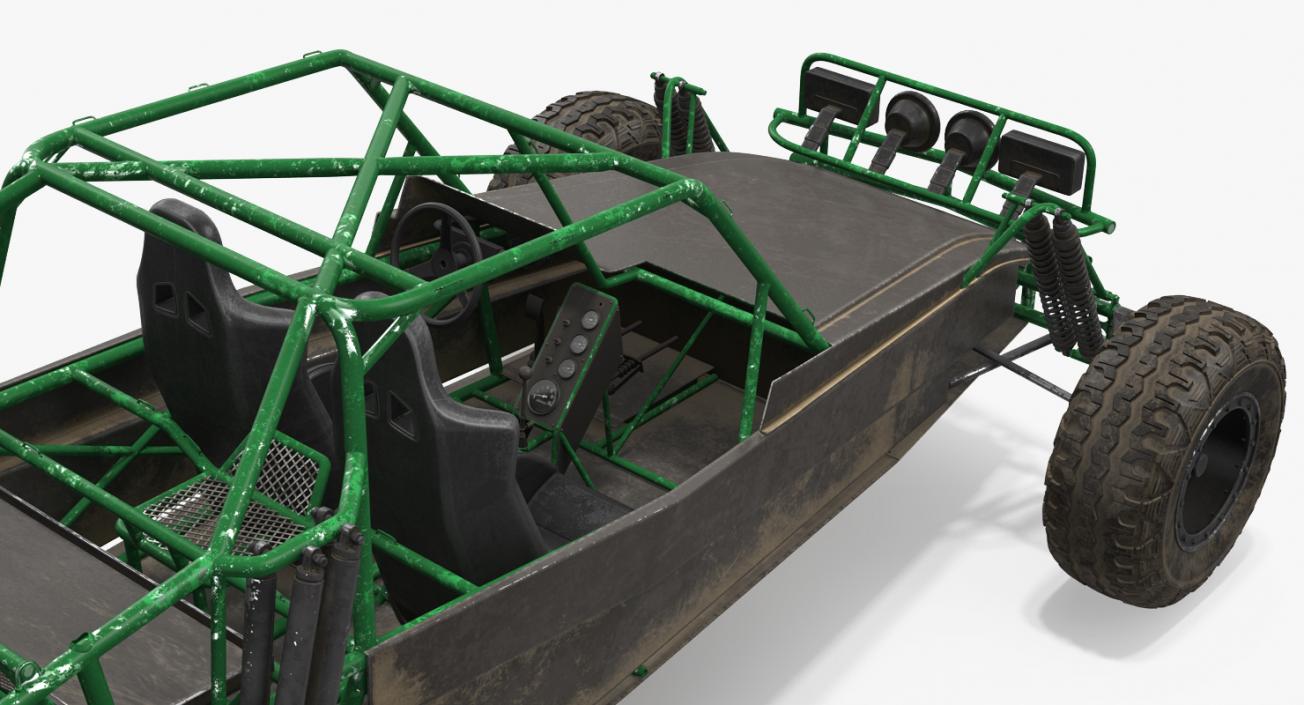 Dune Buggy Rigged 3D