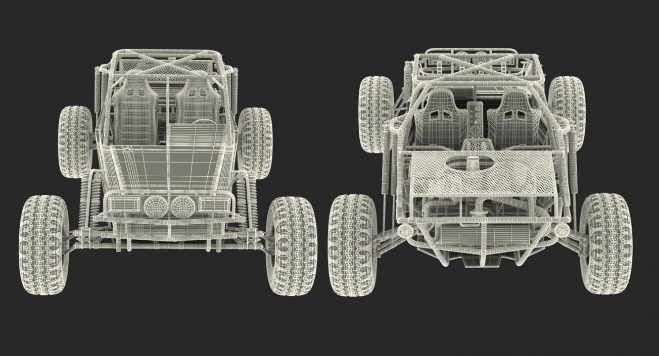 Dune Buggy Rigged 3D