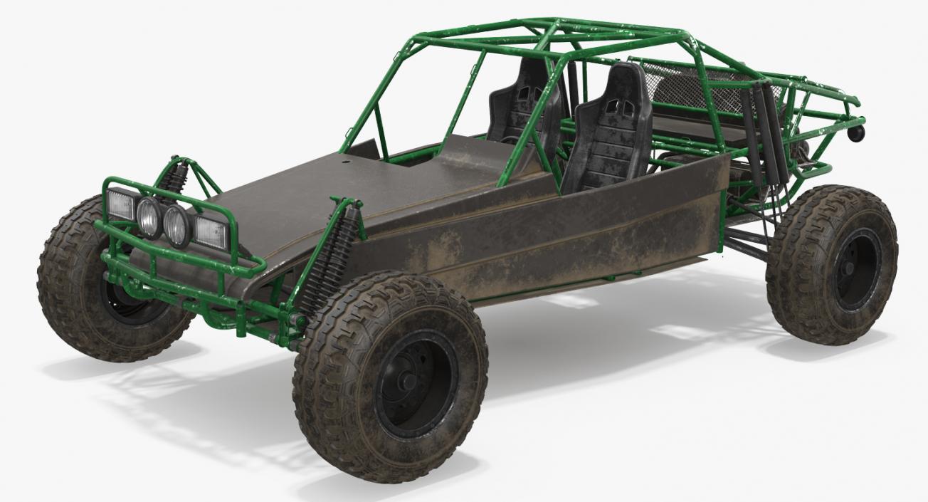 Dune Buggy Rigged 3D