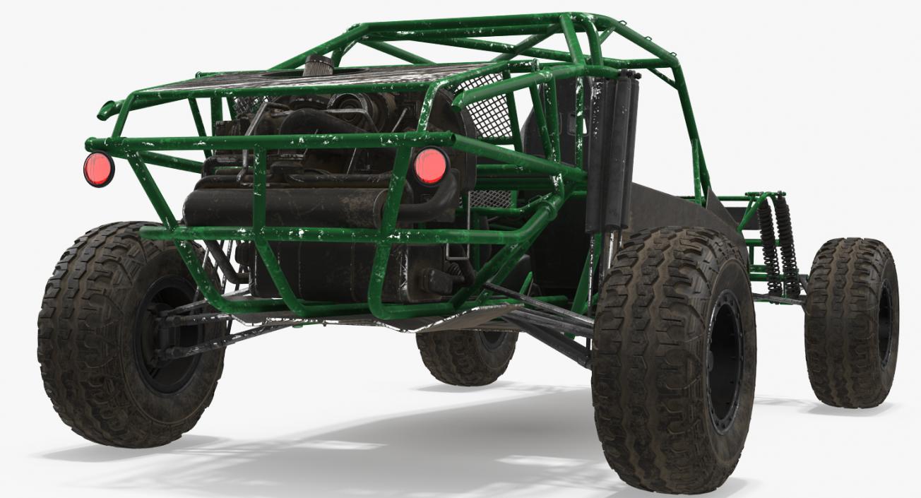 Dune Buggy Rigged 3D