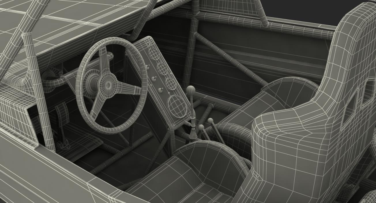 Dune Buggy Rigged 3D