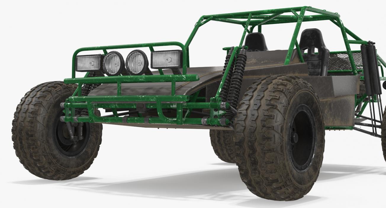 Dune Buggy Rigged 3D