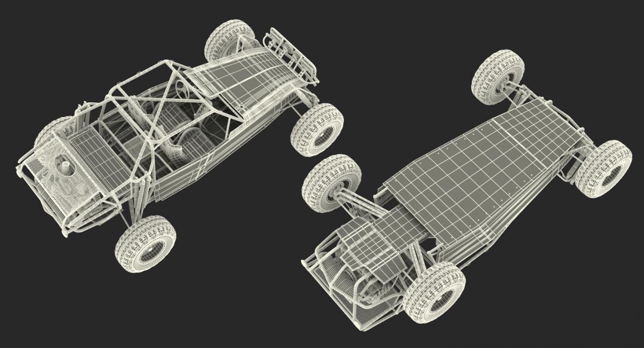 Dune Buggy Rigged 3D