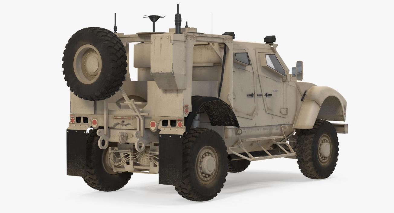 3D Oshkosh M-ATV Mine Resistant Ambush Protected Vehicle model