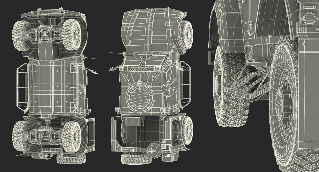 3D Oshkosh M-ATV Mine Resistant Ambush Protected Vehicle model