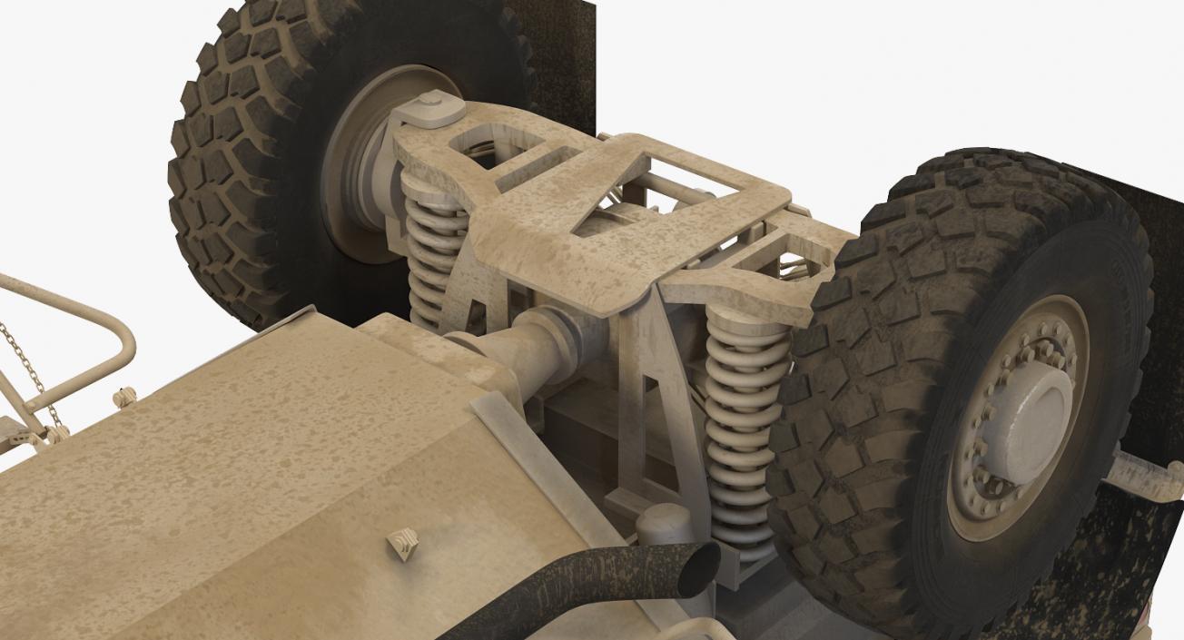 3D Oshkosh M-ATV Mine Resistant Ambush Protected Vehicle model