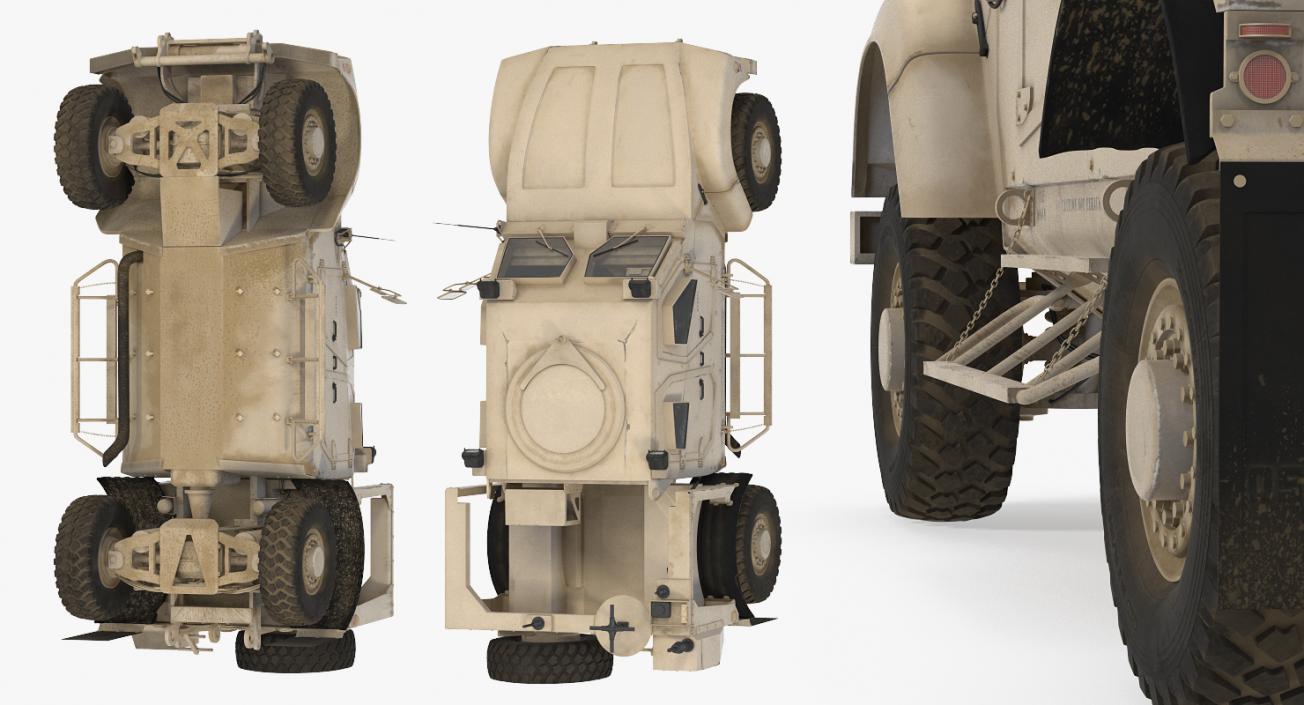 3D Oshkosh M-ATV Mine Resistant Ambush Protected Vehicle model