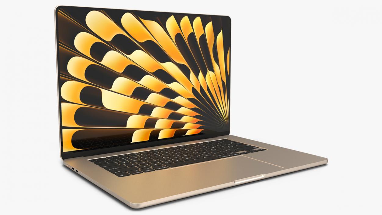 Apple MacBook Air 15 Inches Starlight 3D