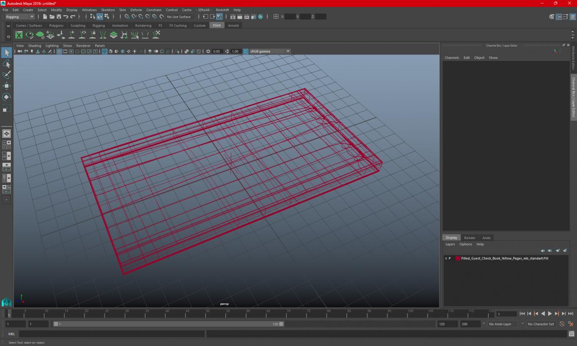 Yellow Pages Guest Check Book 3D model