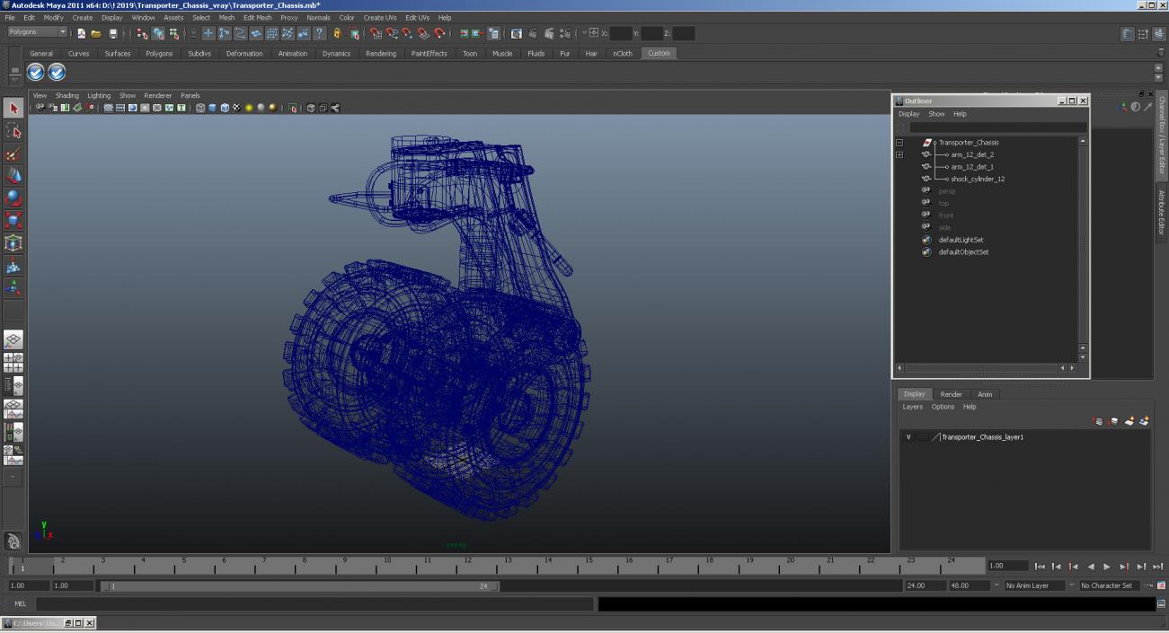 Transporter Chassis 3D model