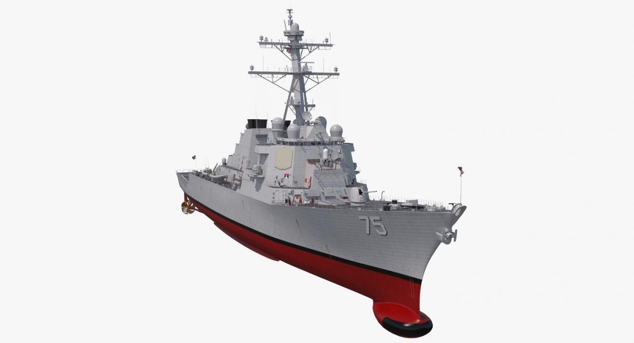 Arleigh Burke Destroyer Donald Cook DDG-75 3D