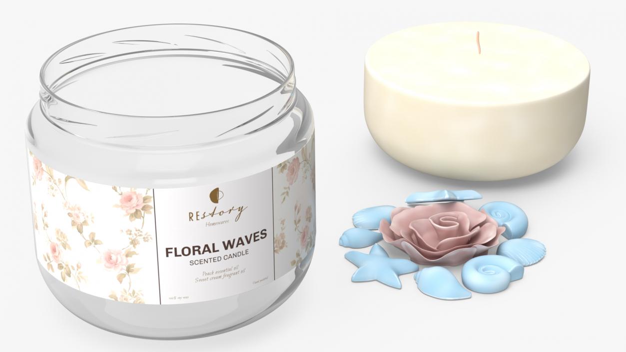 3D Scented Candles Collection