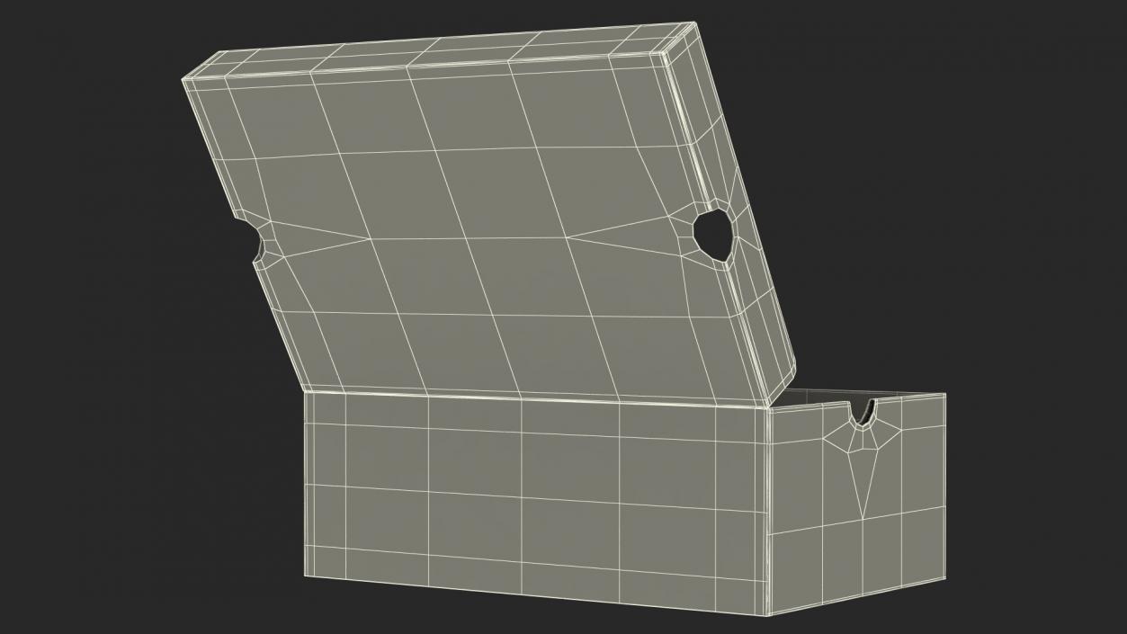 3D Shoe Box Open model