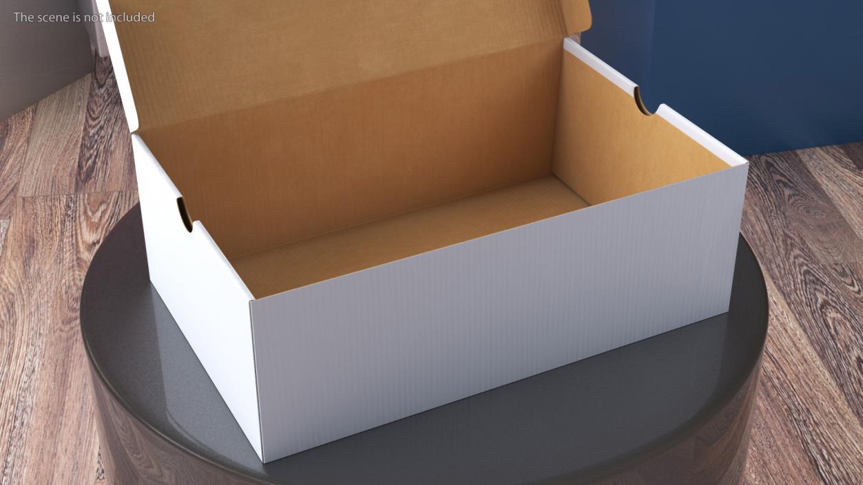 3D Shoe Box Open model