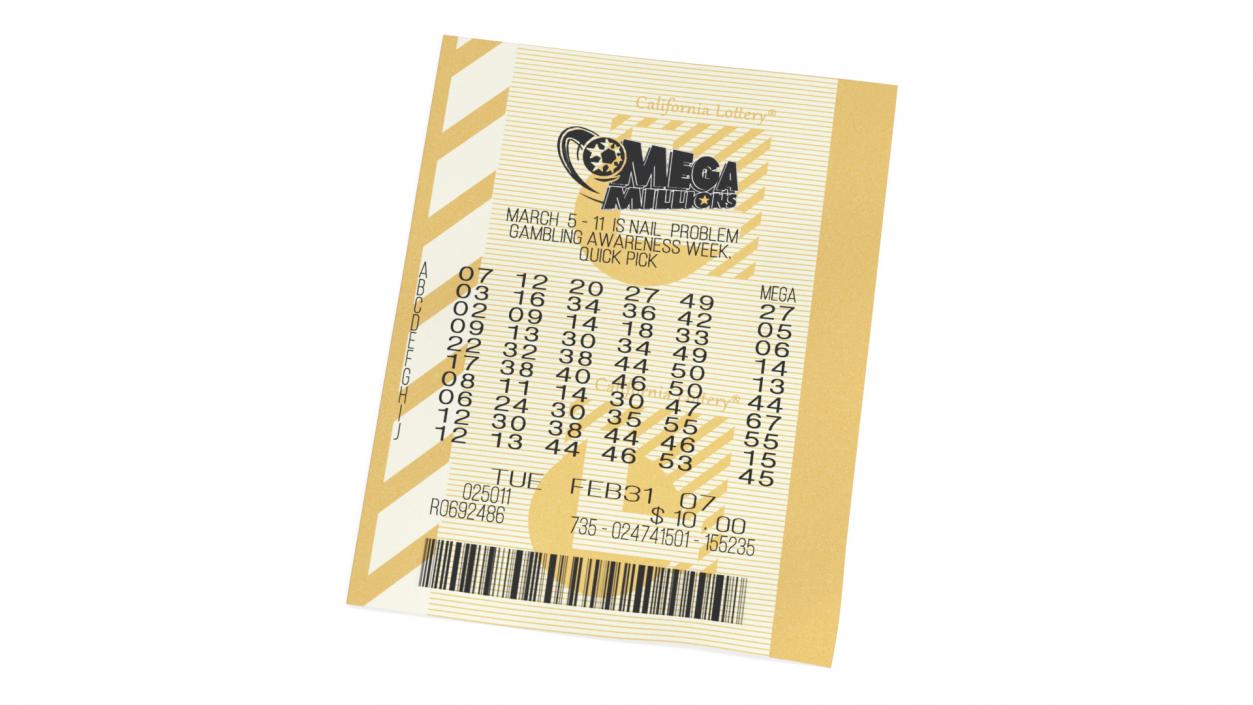 3D Lottery Tickets Collection