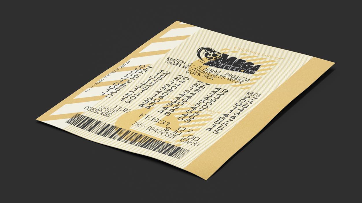 3D Lottery Tickets Collection