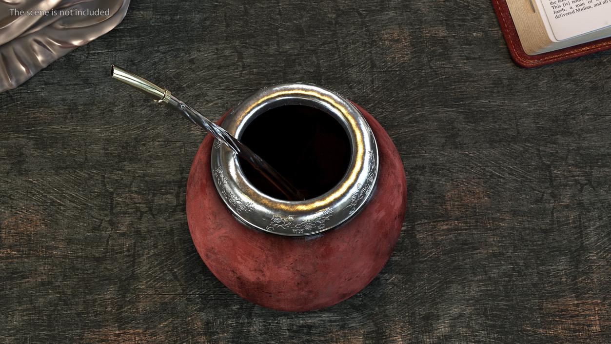 3D Yerba Mate Empty