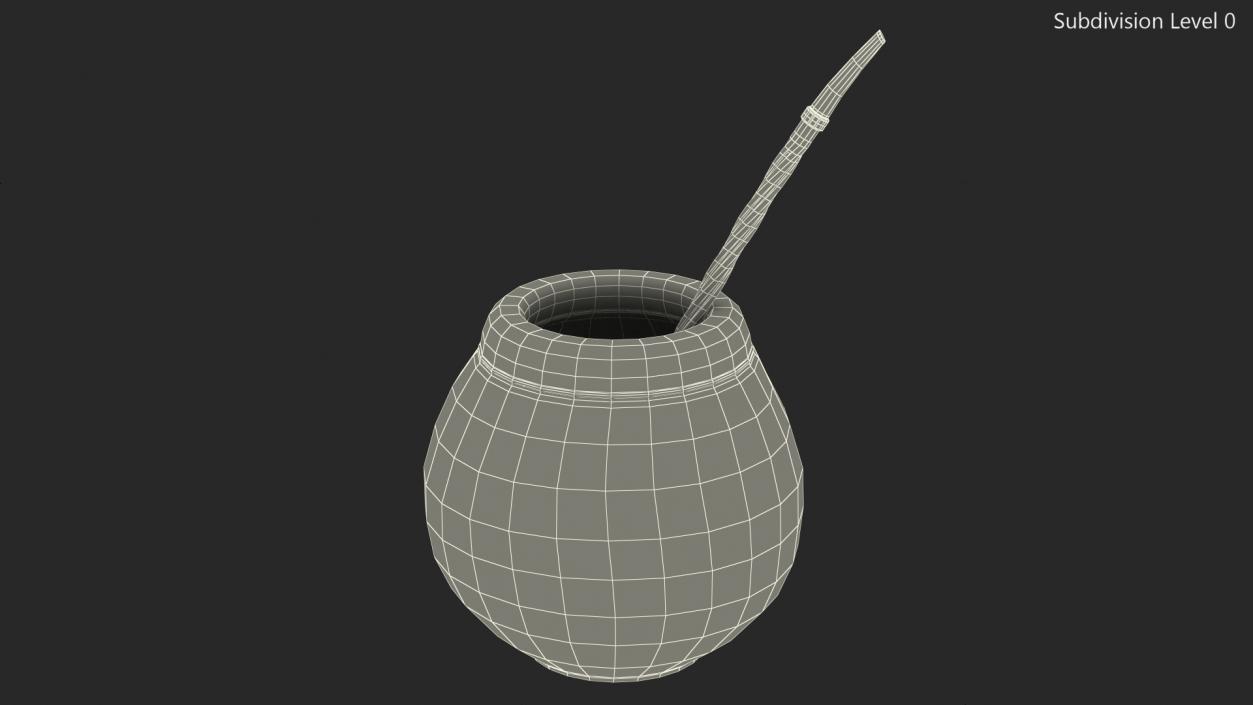 3D Yerba Mate Empty