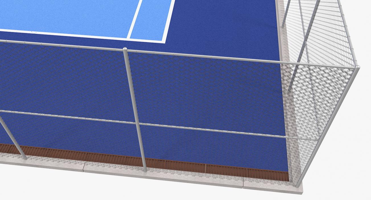 3D model Outdoor Tennis Court