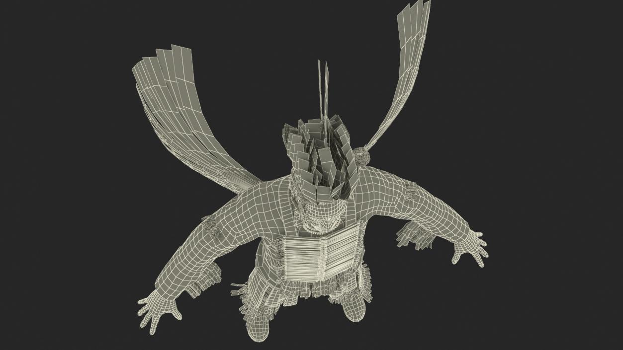 American Indian A-Pose 3D