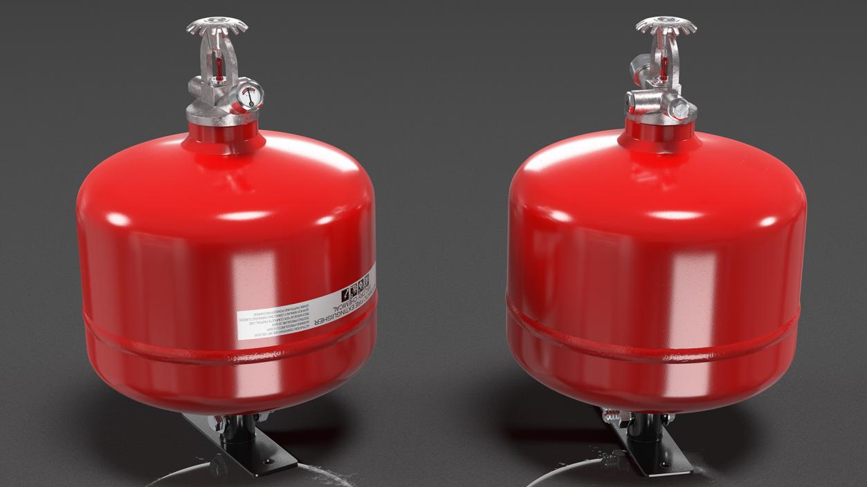 3D model Automatic Dry Chemical Fire Extinguisher