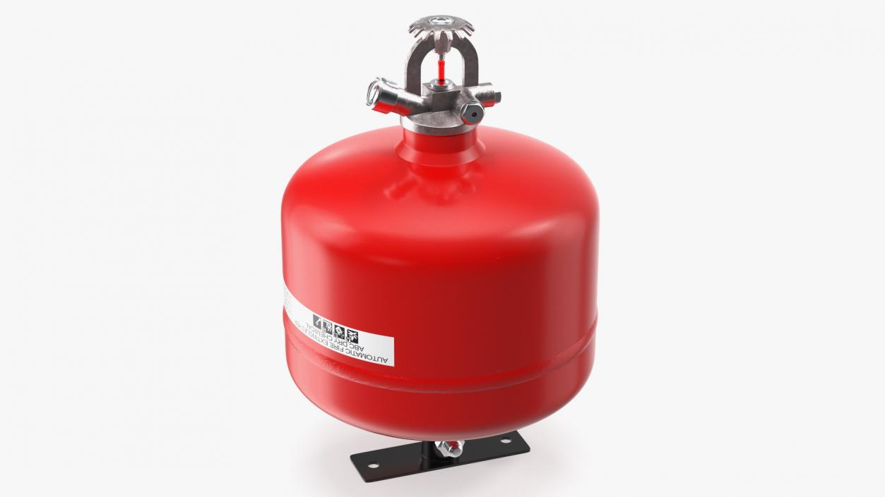 3D model Automatic Dry Chemical Fire Extinguisher