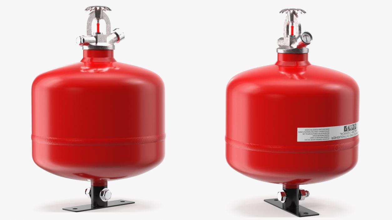 3D model Automatic Dry Chemical Fire Extinguisher