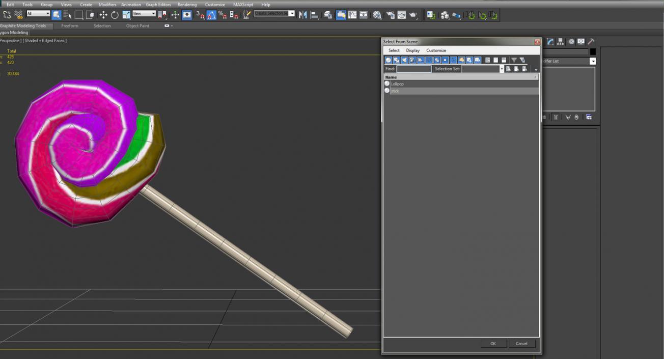 3D model Lollipop